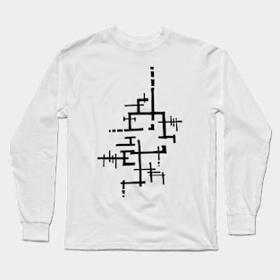 Abstract Plan Architecture Long Sleeve T-Shirt